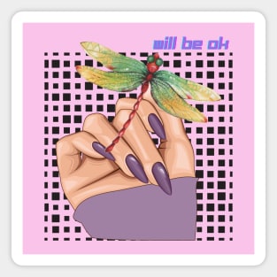 Will be Ok Purple Nail Magnet